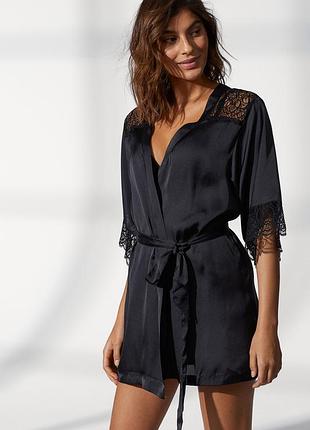 H&m-xs/s-халат-кімоно з мереживом
