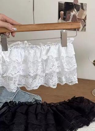Спідниця накидка на штани джинси