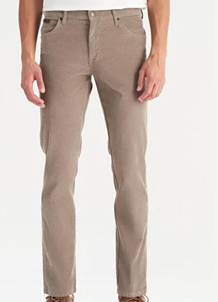 Стильні чоловічі бежеві брюки massimo dutti, розмір 34, slim fit .