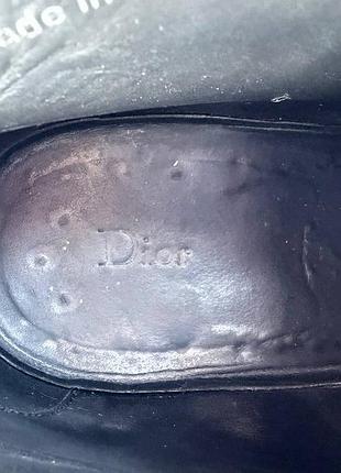 Черевики шкіряні christian dior 10