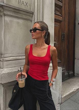 🌹 яркий топ от zara