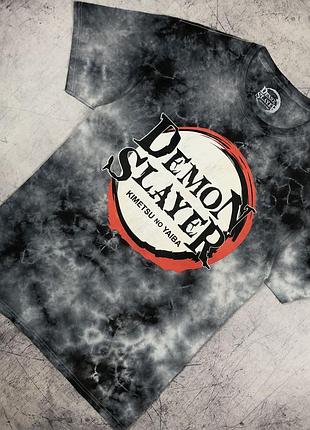 Цікава футболка demon slayer kimetsu no yaiba тай-дай