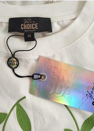 Стильна жіноча футболка з принтом your choice vero moda 6