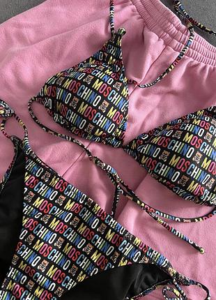 Монограмний купальник  moschino