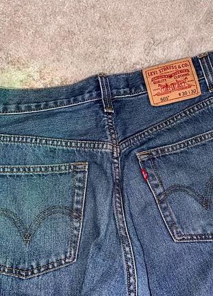 Чоловічі джинси levi’s 505 regular fit w30 l30