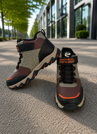 Дитячі утеплені кросівки-черевики skechers skech-o-saurus оригінал розм. 31 (устілка 19.5 см)