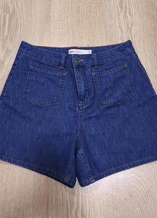 Джинсовые хлопковые шорты asos size 12 ( м/ l)