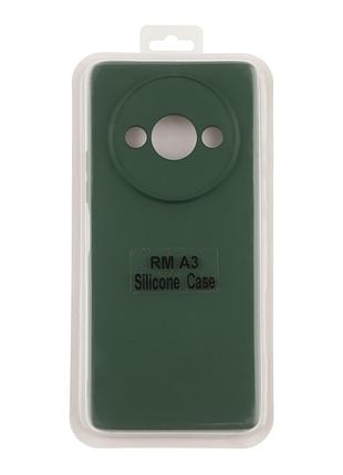 Чохол silicone cover full camera (a) для xiaomi redmi a3 71.dark green