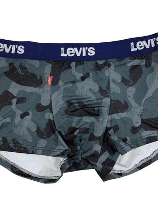 Мужские трусы levis премиум качества, цвет темно-зеленый камуфляж, разные размеры