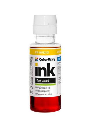 Чорнило для принтерів hp ink tank 115/315/415 colorway, 100 мл, колір yellow
