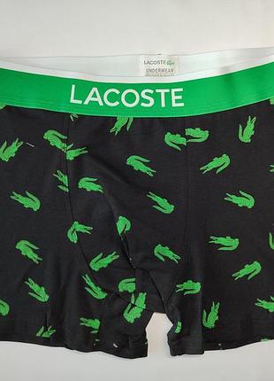 Мужские черные трусы lacoste