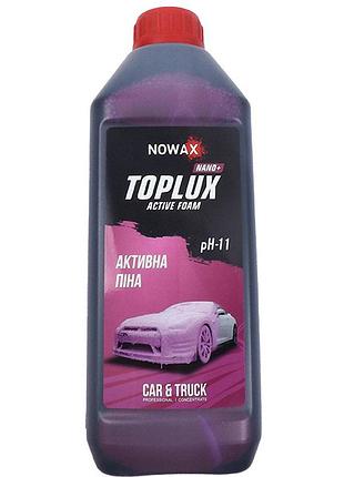 Активна піна 1l "nowax" nx01143 toplux nano+ active foam концентрат 1:100/1:60 (9шт./уп.)