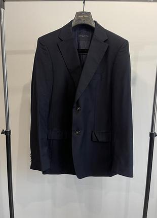 Стильний чоловічий піджак tommy hilfiger tailored (преміум серія) 52 темно синій