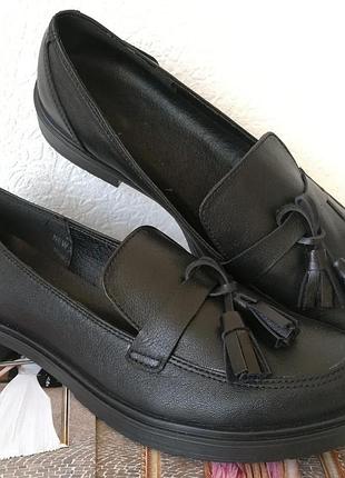 Mercy! женские черные кожаные лоферы loafer мокасины на низком ходу мерси! 36 размер
