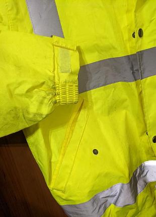 Светоотражающая куртка-ветровка sainsbury's hi-vis бомбер / светоотражающая куртка-ветровка 5