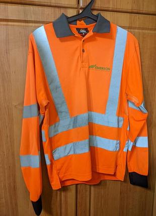 Светоотражающее лонгслив-поло signal emerson hi-vis m-l / светоотражающее лонгслив-поло signal emerson hi-vis m-l 2