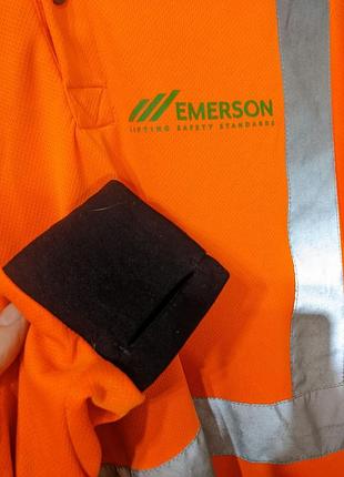 Светоотражающее лонгслив-поло signal emerson hi-vis m-l / светоотражающее лонгслив-поло signal emerson hi-vis m-l 4