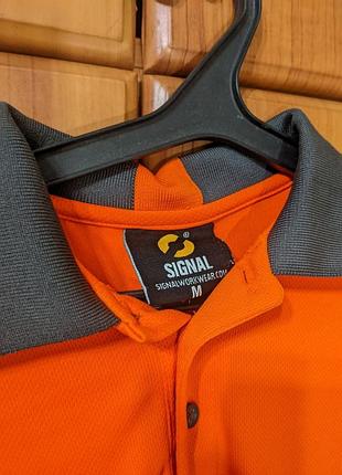 Светоотражающее лонгслив-поло signal emerson hi-vis m-l / светоотражающее лонгслив-поло signal emerson hi-vis m-l 6