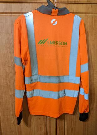 Светоотражающее лонгслив-поло signal emerson hi-vis m-l / светоотражающее лонгслив-поло signal emerson hi-vis m-l 8