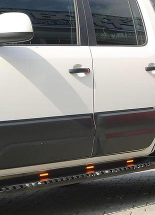 Дверные молдинги eurocap (6 шт, abs) для volkswagen amarok 2010-2022 гг