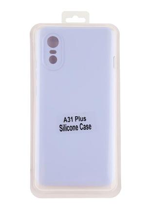 Чохол silicone cover із рамкою камери (a) для zte a31 plus lilac
