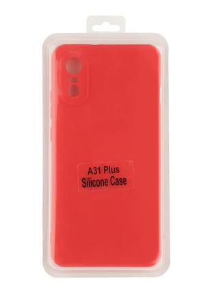Чохол silicone cover із рамкою камери (a) для zte a31 plus red
