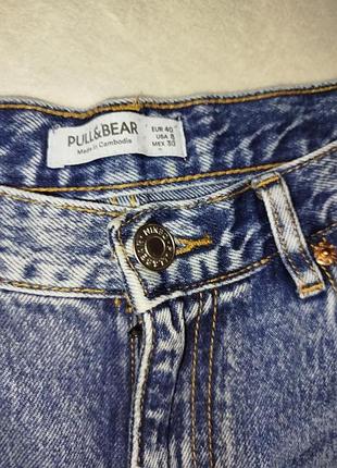 Pull &amp; bear.джинсовые мини шорты. 3