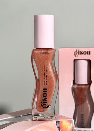 Масло для губ gisou honey infused lip oil (glazed plum) 8 ml