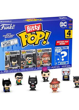 Набір ігрових фігурок bitty pop! серії dc (4 фігурки асорт.)