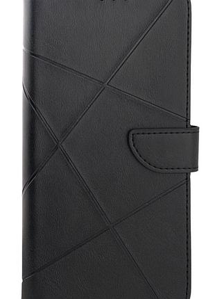 Чехол книжка business leather claps для samsung galaxy a37 / a376 на магните с подставкой черный