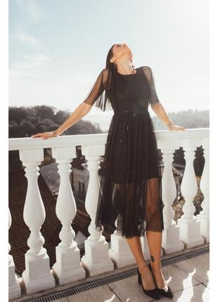 Шикарне вечірнє плаття , блискуче, міді. бренд vovk . в ідеальному стані2 фото