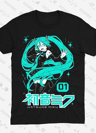 Футболка вокалоид хацунэ мику vocaloid hatsune miku (th151) xxl