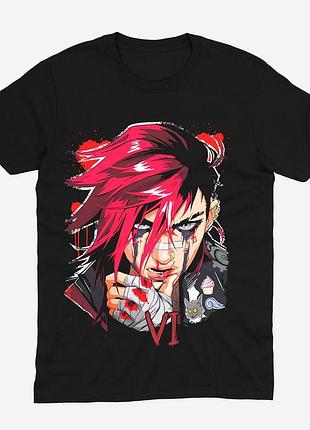 Футболка аниме аркейн arcane (th305) xl