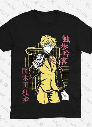 Футболка аниме великий из бродячих псов bungou stray dogs (th076) xl