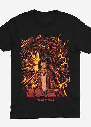 Футболка аниме атака титанов attack on titan (th225) l