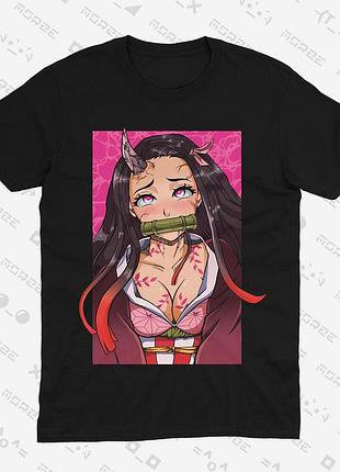 Футболка аниме клинок рассекающий демонов demon slayer (th098) xs