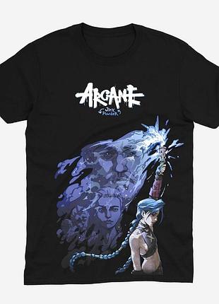 Футболка аниме аркейн arcane (th368) 3xl