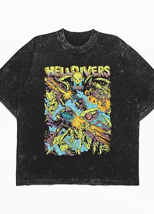 Футболка оверсайз варенка helldivers 2 (tg155) xl
