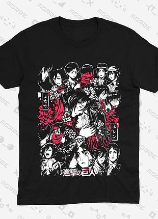 Футболка аниме атака титанов attack on titan (th150) xxl