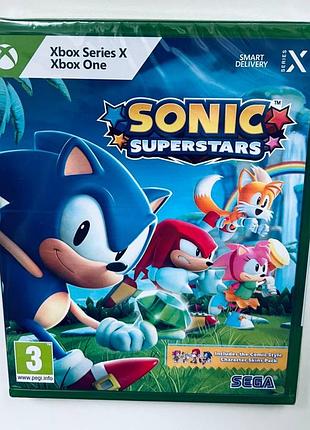 Sonic superstars, русские субтитры - диск для xbox series x / xbox one