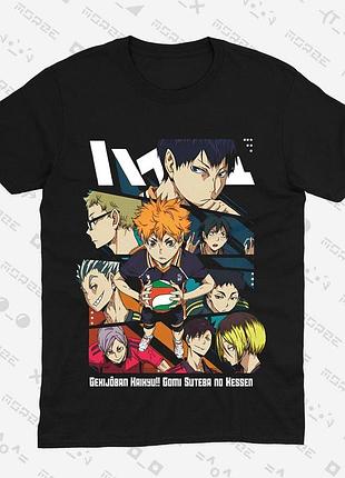 Футболка аниме волейбол haikyuu (th170) xxxl