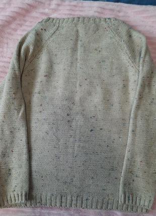 Тепла кофта свитер толстовка худи вязанний вязанная2 фото