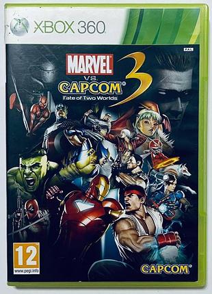 Marvel vs. capcom 3 fate of two worlds, б/у, английская версия - диск для xbox 360