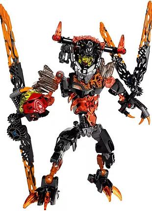 Конструктор робот воїн – фігурка "лавовий звір" у стилі bionicle warriors super hero action figure lava beast