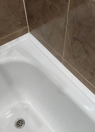 Акриловий плінтус, бортик, бордюр для ванни 2000х35х12 мм