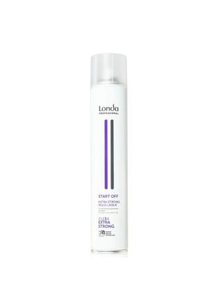 Лак для волос экстрасильной фиксации londa professional start off, 500 мл