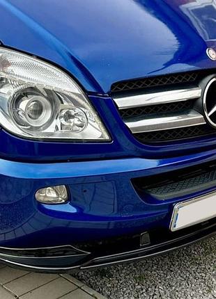 Передня лип накладка 2006-2013 (abs) для mercedes sprinter w906 рр