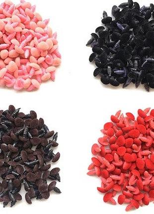 Носик бархатный для игрушек 9*11 мм, цвет коричневый