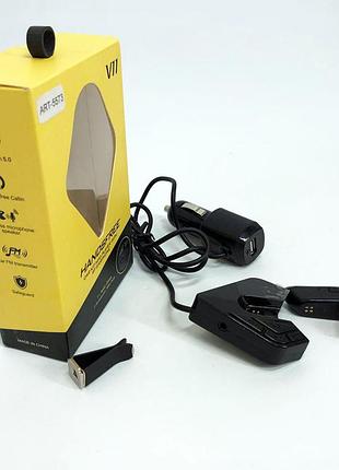 Трансмітер fm v11 bt з bluetooth гарнітурою модулятор, блютуз фм передавач для автомагнітоли