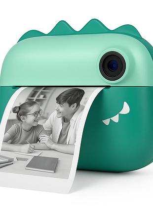 Детский фотоаппарат с термопечатью m05 green